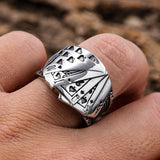 Goth Poker Cards Ring watereverysunday