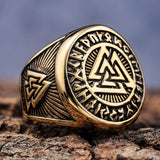 Goth Viking Rune Ring watereverysunday