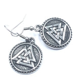 Greek & Norse Mythology Medallion Earrings - 7 Styles watereverysunday