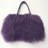 Catala Mongolian Lamb Fur Handbag