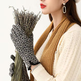 Lima Patterned Knit Gloves