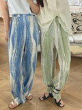 Amelie Tie Dye Prints Pleated Palazzo Pants