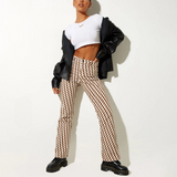 Rima Printed Boot Cut Pants