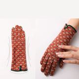Lima Patterned Knit Gloves