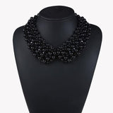 Pillo Crystal Bib Collar Necklace