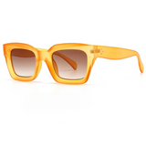 Semia Clear Color Acetate Square Sunglasses