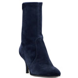 Cecillia Stretch Ankle Sock Boots - Navy 40/US 8.5