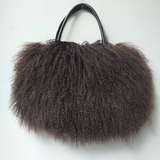 Catala Mongolian Lamb Fur Handbag