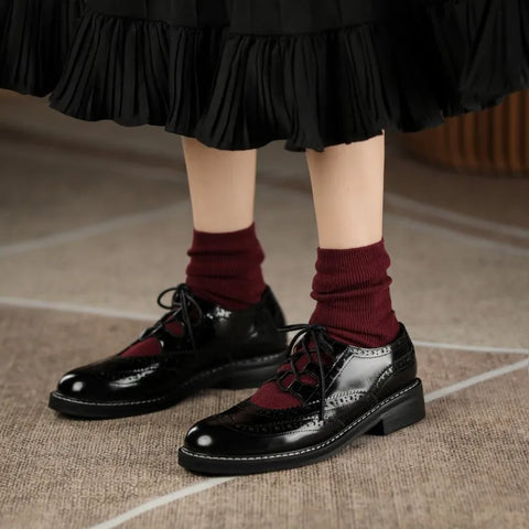 Soriano Two Tone Oxford Brogue Loafers – watereverysunday