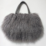 Catala Mongolian Lamb Fur Handbag