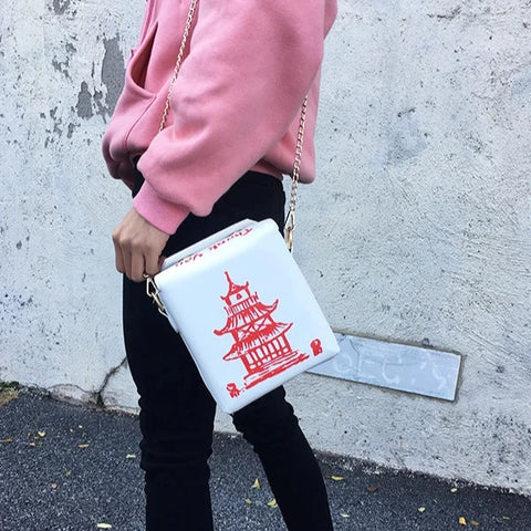 Fun Chinese Takeout Box Bag
