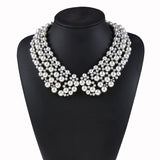Pillo Crystal Bib Collar Necklace