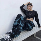 Asuka Tie-Dye Hip Hop Cargo Pants