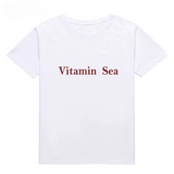 Vitamin Sea Letter Print T-shirt