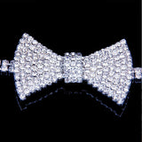 Carrie Crystal Bow Tie Choker Necklace