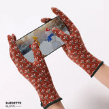 Lima Patterned Knit Gloves