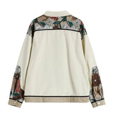 Damian Floral Embroidery Western Denim Jacket