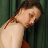 Seria Glass Bulbs Drop Earrings