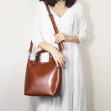 Amada Vintage Oil Finish Leather Tote