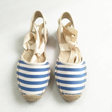 Capucine Breton Stripe Espadrille Sandals