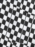 Zoe Retro Checkerboard Hip-Hop Overalls