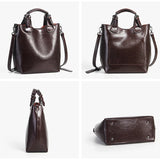 Amada Vintage Oil Finish Leather Tote