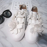 Edwina Floral Applique Casual Sneakers