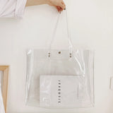 Lexi Clear PVC Shopper Tote