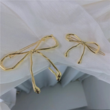 Cute Gold Bowknot Hairpin