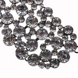Pillo Crystal Bib Collar Necklace