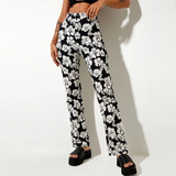 Rima Printed Boot Cut Pants