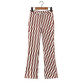 Rima Printed Boot Cut Pants