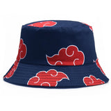 Harajuku Red Clouds Bucket Hat