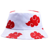 Harajuku Red Clouds Bucket Hat