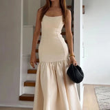 Harriet Ruffled Maxi Tank Dress