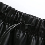 Ines Faux Leather Midi Skirt