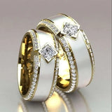 Tiara Romantic CZ White Band Ring