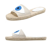 Prudence Blue Eye Espadrilles Slippers