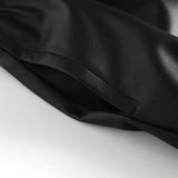 Ines Faux Leather Midi Skirt