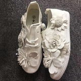 Edwina Floral Applique Casual Sneakers