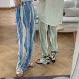 Amelie Tie Dye Prints Pleated Palazzo Pants