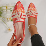 Helsey Jacquard Pointed-Toe Loafers