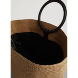 Henna Raffia Bag with Ring Handle - 2 Colors watereverysunday
