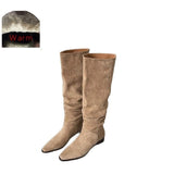 Hera Suede Knee High Boots - 2 Colors watereverysunday