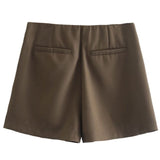 Heri Solid Colors Wrap Front Shorts - 5 Colors watereverysunday