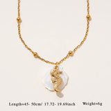 Ocean Seashell Pendant Necklaces