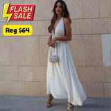 Hollie Goddess Grecian Halter Dress - Size S - SALE