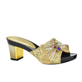 Imelda Bejeweled Sequin Sandals - 6 Colors watereverysunday