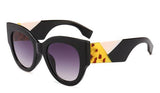 Ingrid Patchwork Resin Frame Cateye Sunglasses - 6 Styles watereverysunday