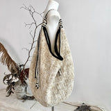 Inka Woven Cotton Hobo Bag
